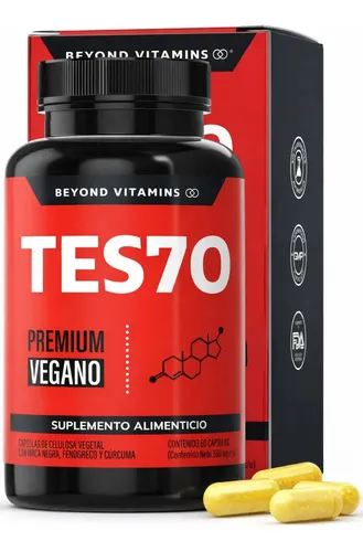 Testo Vitaminas Hombres | Maca Negra Peruana, Fenogreco, Creatina, Arginina, Cúrcuma (curcumina), Zinc Y Más | Precursor Natural | Testosterona - Testosterone - 60 Cápsula