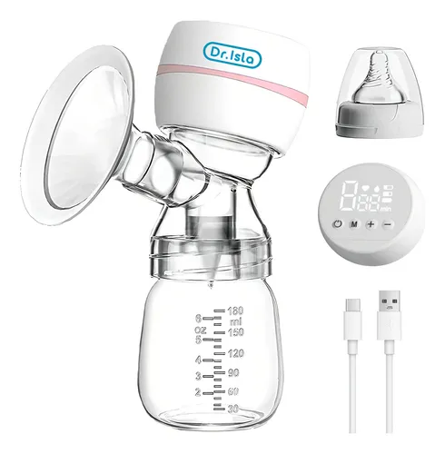 Dr.isla Eb11White Extractor De Leche Eléctrico Sacaleche 3 Modos 9 Niveles blanco