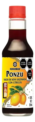 Salsa de Soya Ponzu Kikkoman sazonada con citricos 296ml