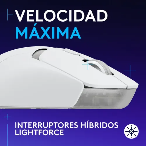 Mouse Gaming Inalámbrico Logitech G309 Blanco
