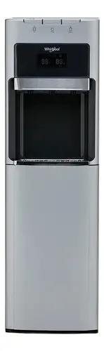 Dispensador De Agua Whirlpool Wk5915bd Enfriador Garrafon Oculto Despachador 3 Llaves Fria Caliente Templada 19l Gris Electrico