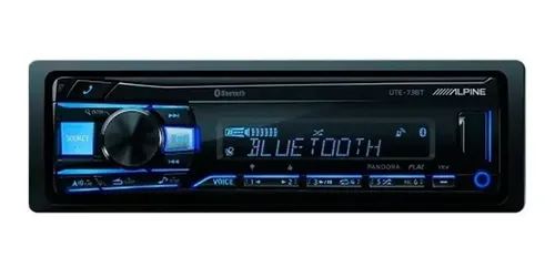 Autoestereo Alpine Bluetooth Multicolor Usb Mp3 Ute-73bt