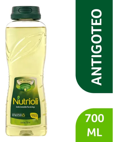 Aceite Vegetal Antigoteo Puro De Soya 700ml Nutrioli