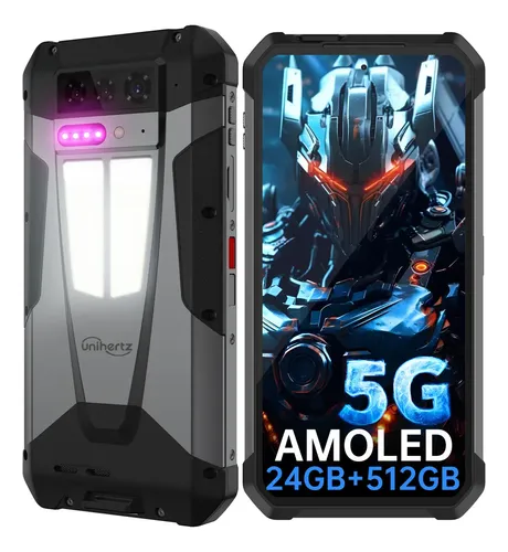 Unihertz Tank 4 8849 24gb 512gb Smartphone Resistente Con Proyector 5g Teléfono Móvil 6.78 Pulgadas Amoled 66w Carga Rápida 11600mah Nfc