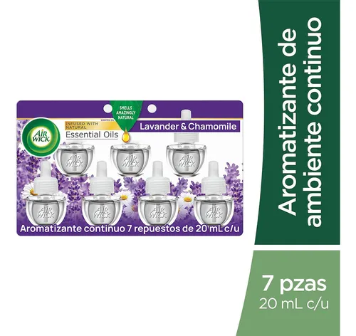 Air Wick® Aromatizante Eléctrico Lavanda Manzanilla 7PK 20ml