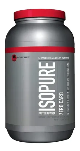 Suplemento en polvo Isopure Proteína sabor Strawberries & Cream x 3 Lbs