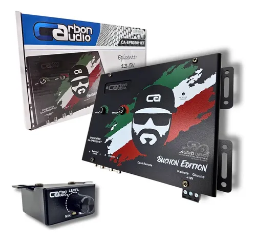 Epicentro Carbon Audio 13.5v Edición Buchon Para Banda Color Negro