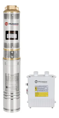 Bomba De Agua Sumergible Agrícola 0.75 Hp 100l/m4sdm2/5 Color Gris