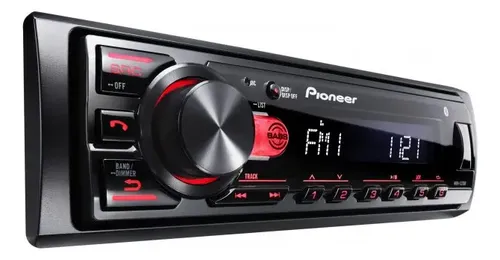Autoestéreo Pioneer MVH-S235BT 1DIN Bluetooth 50Wx4 color negro