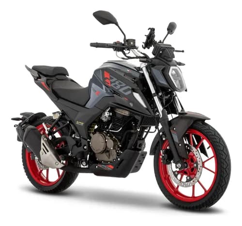Motocicleta Urbana Italika 280z Gris Con Gps