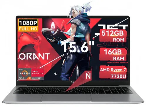 Laptop Games 15.6'' Amd Ryzen 7 7730u 16gb Ram 512gb Ssd Fhd Windows 11 Pro