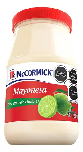 Mayonesa Con Jugo De Limones Frasco 1.2 Kg Mccormick