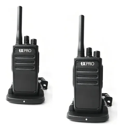 Par De Radios UHF TXPro TX320 16 Canales 2W Alcance 3km