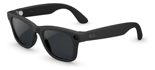 Ray-Ban | Meta Wayfarer (Gen 2) con Meta AI, captura de fotos y videos, batería de mayor duración - Negro mate, micas Transitions® gris
