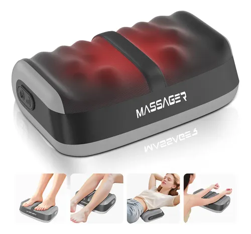 Masajeador De Pies Eléctrico Suzwip Masajeadores Shiatsu Con Calor Y Rodillo Para Pantorrillas Y Piernas, Para Circulación Y Alivio Del Dolor, Hogar Y Oficina, Regalos Para Mujeres Y Hombres