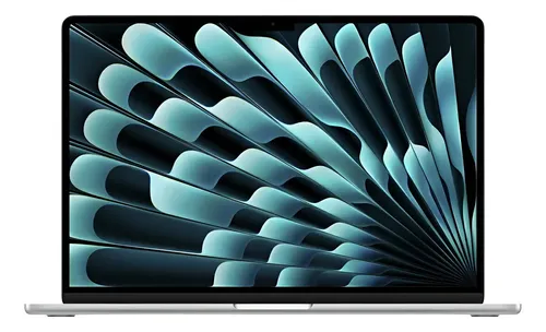 Notebook Macbook MacBook Air MacBook Air M4 MW0W3BZ/A Silver 2025 13.6" 2560 px x 1664 px disco SSD 256 GB Apple M4 16GB de Ram