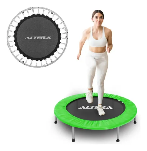 Trampolin Fitness Brincolin Aerobico Ejercicio Jumping 36 In Color Verde