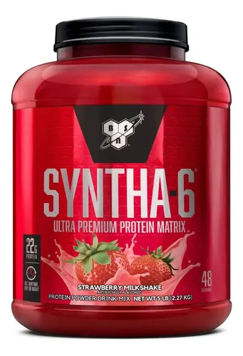 Suplemento en polvo BSN Ultra Premiun Protein Matrix Proteína de Syntha-6 sabor strawberry milkshake x 2.27kg