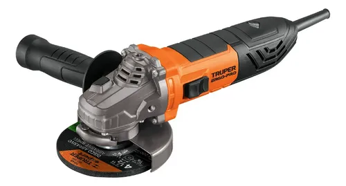 Esmeriladora Angular 4 1/2'' 850w Truper ERGO-4580 Color Naranja Frecuencia 60 Hz