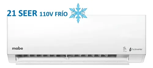 Aire Minisplit Mabe Inverter 1 Ton 12000btu R32 110v 21 Seer Blanco