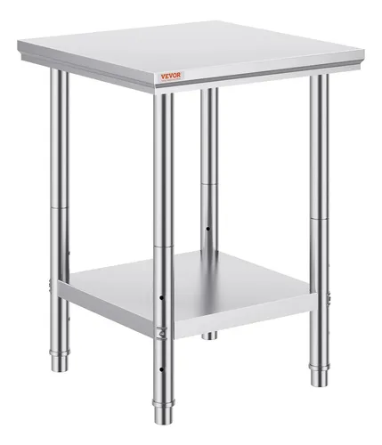 Vevor Mesa De Trabajo Cocina Acero Inoxidable 24x24x32 PuLG