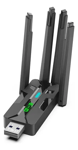 Oxyglow USB WiFi 6 AX940 Antenas Externas BT 5.4 Doble Banda 900Mbps Windows