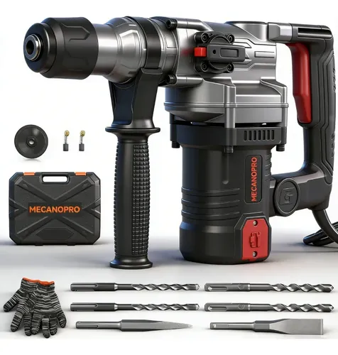 Mecanopro® Profesional 4800w Demoledor Taladro Rotomartillo