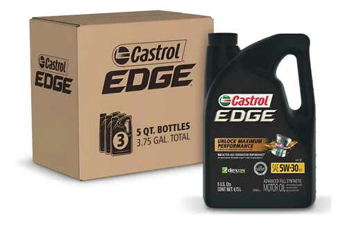 3 Aceites Castrol Edge 5w-30 Sintético 4.73l cada botella 14.19 L