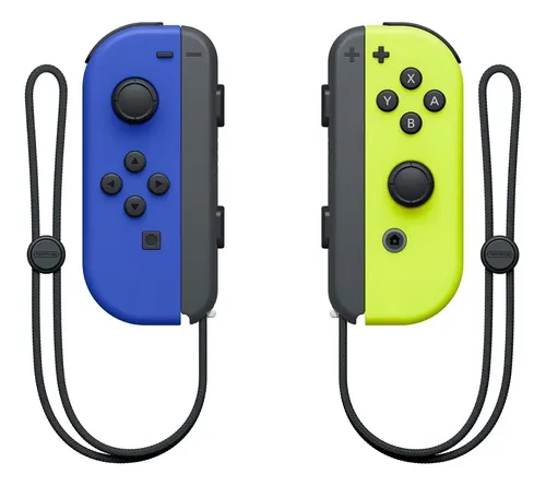 Joystick inalámbrico Nintendo Switch Joy-Con (L)/(R) LED RGB azul/amarillo