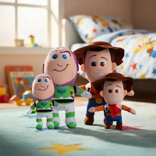 Peluches Woody Toy Story 25cm + Llaveros 15cm Luxurysang