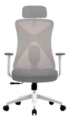 Silla de Oficina Floe Pro EC737 / Ergonómica + Ajuste lumbar + Reposa brazos fijo + Sistema de bloqueo / Soporta Hasta 120 Kg / Elite Blanco