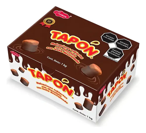 Malvavisco Cubierto C/ Chocolate Mini Tapon Bremen Caja 1 Kg