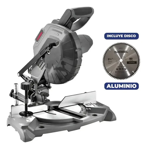 Sierra de inglete 1400w 8 1/4 210mm con Guia Laser DB-MS30 45° y 90° grados Denbel
