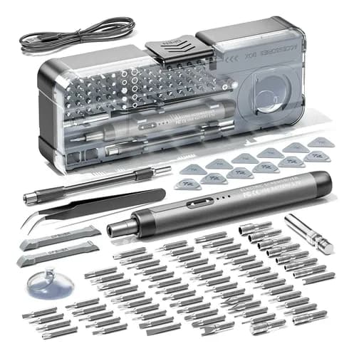 Kit De Destornillador Eléctrico Precisión Inalámbrico 88 Pcs