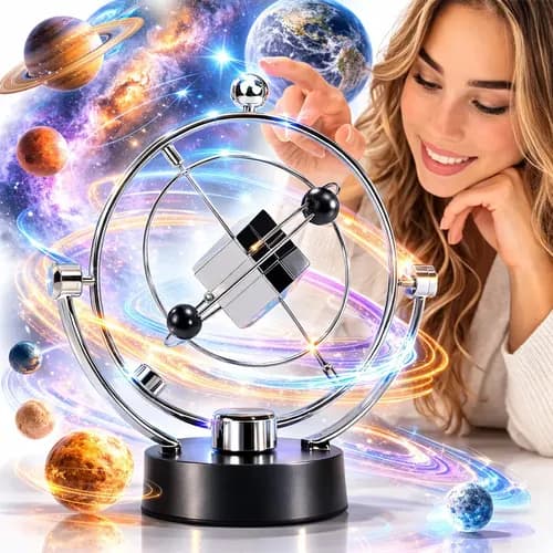 Pendulo Newton Relajante Decoracion Oficina Escritorio,pendulo Newton Giratorio Decoracion Para Oficina Escritorio,proceso De Galvanoplastia,regalo Perfecto Que Combina Elegancia