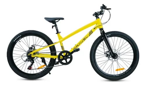 Biciclceta Gravel Rimo R24 8v Shimano Altus Disco Mecánico Color Amarillo Tamaño Del Cuadro Xs