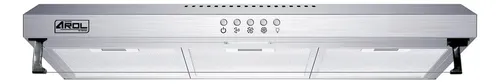 Campana Extractora Slim AROL CSI-80AI Acero Inoxidable 80cm 110V 3 Velocidades Montaje en Pared Cocina Moderna