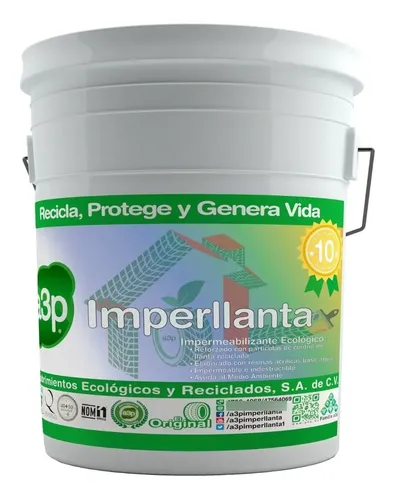 Impermeabilizante Imperllanta 10 Años Blanco | 19 Lts