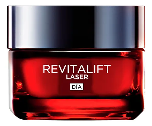 L'Oreal Paris Revitalift Laser Crema de Día Triple Acción Anti-Edad, Corrige Arrugas, Da Firmeza, Luminosidad y Unifica el Tono, Con Tecnología Tri-Péptidos y Pro-Retinol, 50ml.