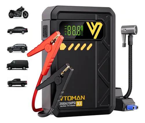 Vtoman X4 Arrancador de Batería Portátil Compresor Inflador