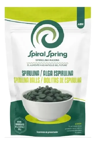 Alga Spirulina Máxima Orgánica Vegan Kosher 500 Tabs