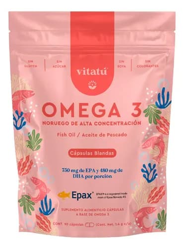Vitatú | Omega 3 De Salmón Noruego Sabor Sin sabor