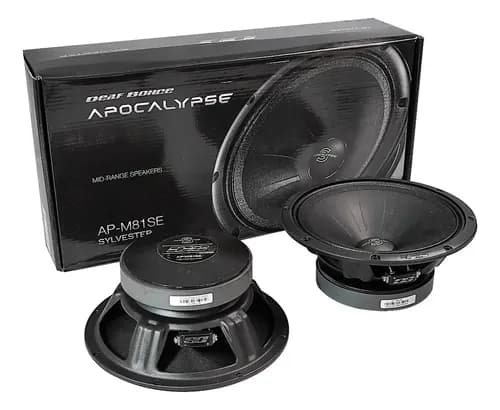Par Medios Rangos Deaf Bonce Apocalypse Ap-m81se 340w Max Negro