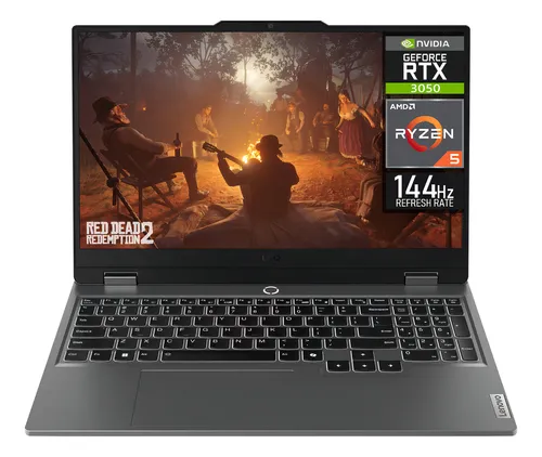 Laptop Gamer LENOVO LOQ NVIDIA GeForce RTX 3050 AMD Ryzen 5 8GB RAM 512GB SSD Windows 11 Home