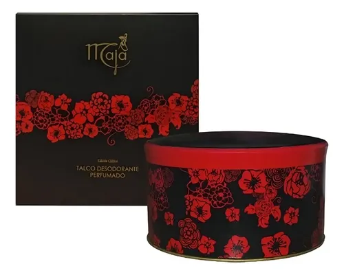Talco corporal Maja perfumado con talquera edición clásica 150g