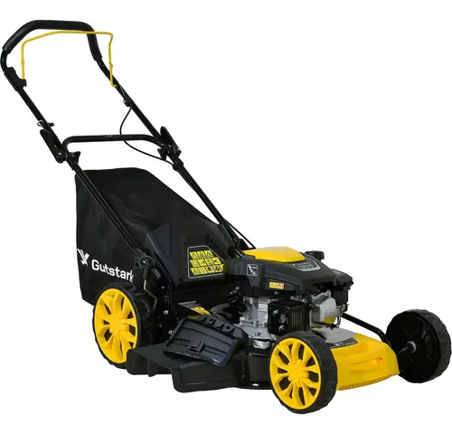 Podadora Cesped Gasolina 21p 3en1 7 Velocidades 6.5hp 170cc Color Amarillo