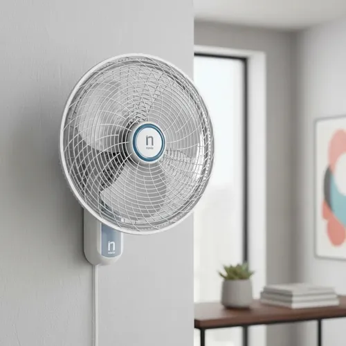Ventilador de Pared 16 pulgadas Navia M016P 3 Velocidades Silencioso Fácil montaje Gris