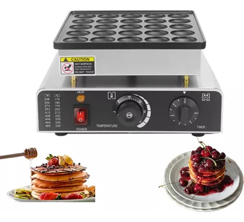 Maquina Electrica Industrial Comercial Mini Hotcakes 25pz CurranHT2240 Cupcakes, Panqueques Y Muffins