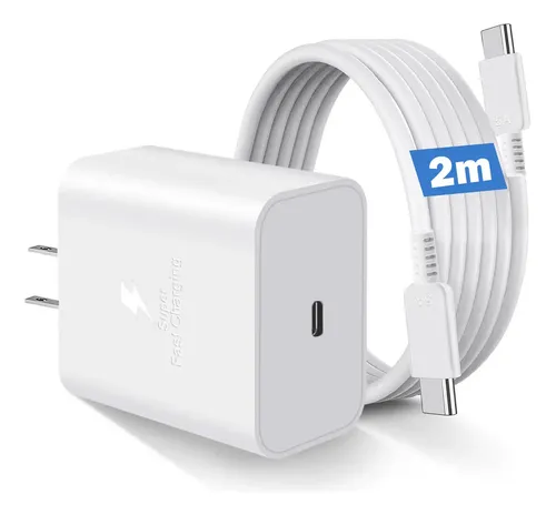 45w Cargador Para Samsung Cargador Rapida Tipo C Compatible Con Samsung S23 S24 S25 Ultra A56 A36 A55 A54 A35 A34 Carga Rápida Pd 45w Con 2 Metros Cable Cerobby