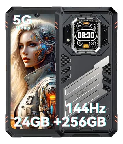 Cubot Kingkong Star 2 5G Dual Sim 256 GB Negro 12 GB(+12GB) RAM MTK Dimensity 8200 144Hz